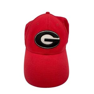 Nike Dri-FIT University of Georgia Bulldogs Hat Cap Red Adjustable